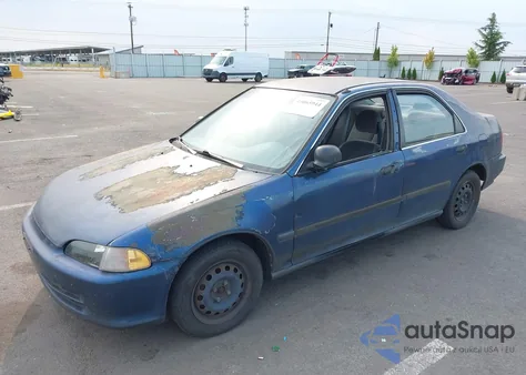 1992 Honda Civic Lx/Ex from USA, damaged, VIN JHMEG8555NS023689